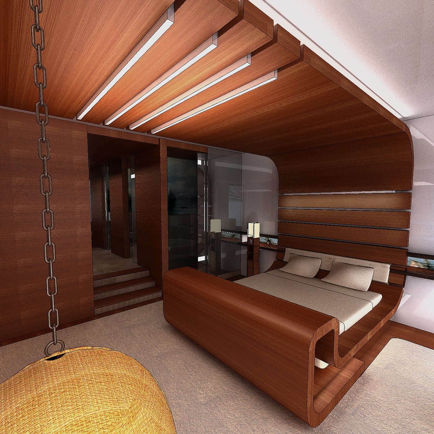 luxury interiors yacht interior yacht modern interior wood Design furniture E.KO.