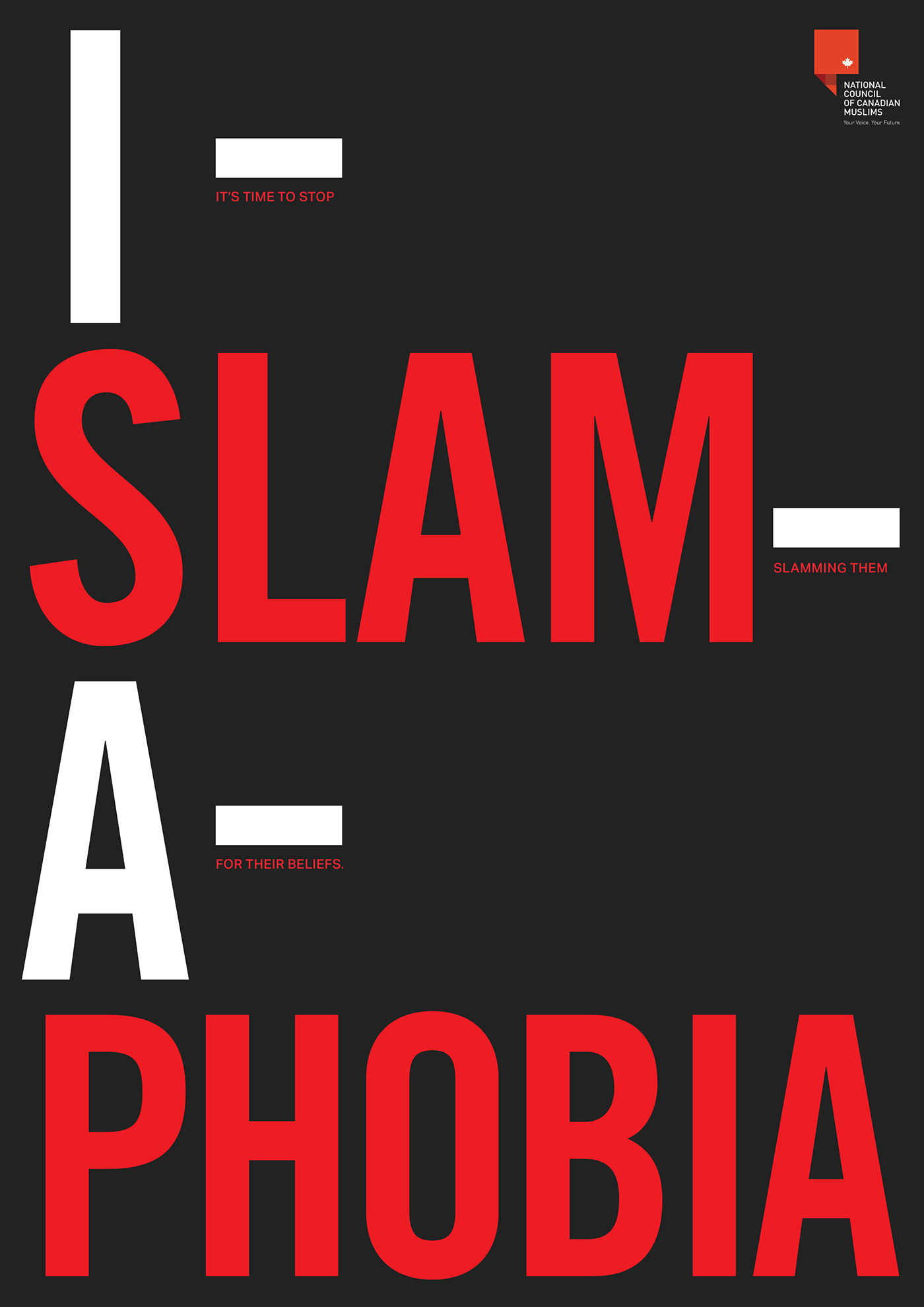 islam islamaphobia ramadan SocialIssue poster design graphicdesign typography   Montreal