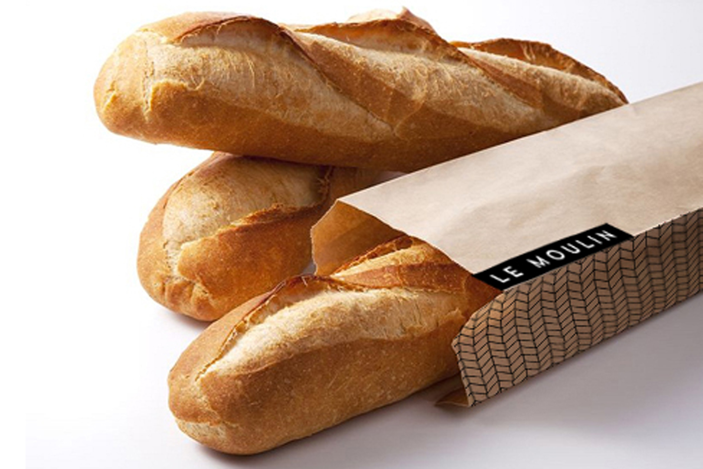 le moulin panaderia boulangerie Patisserie españa spain alicante Pan croissant medialuna marca brand logo molino harina