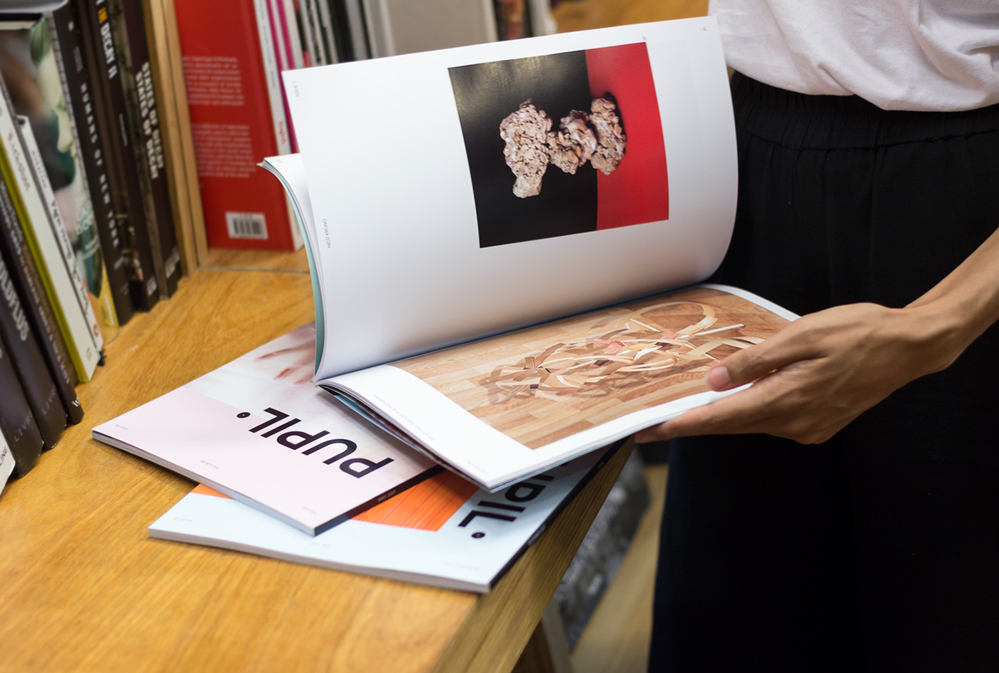 editorial design graphic visual magazine Photography  PUPIL contemporary publication