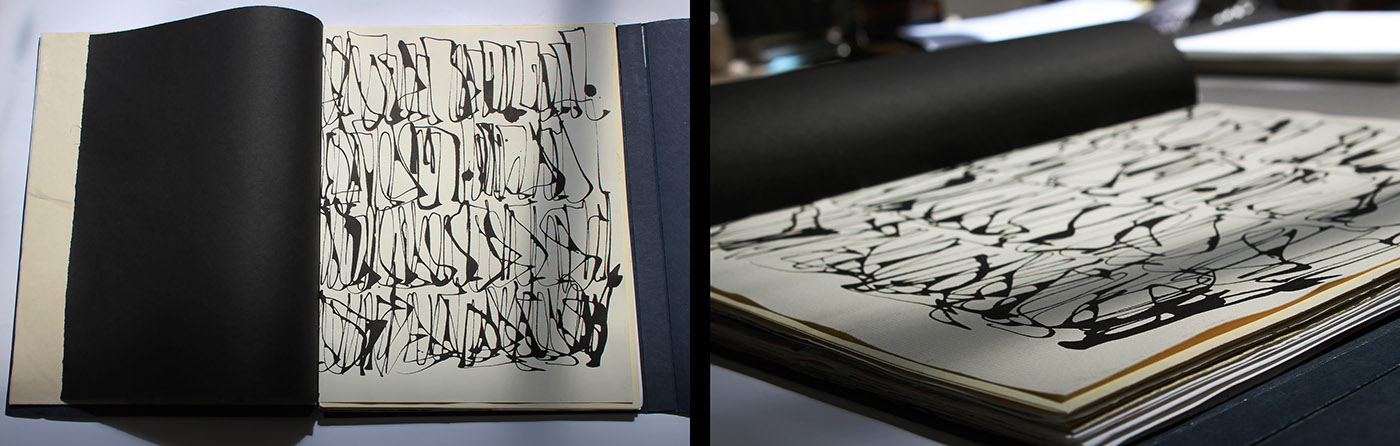 Calligraphy book Creative Bookbinding contemporary calligraphy