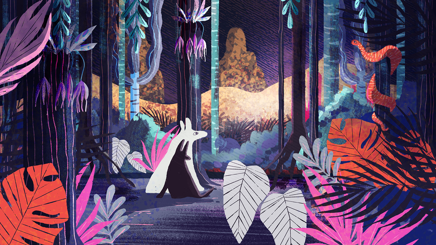 animation  animation 2d backgroundart chaos Character design  conceptart Digital Art  jungle Space  universe