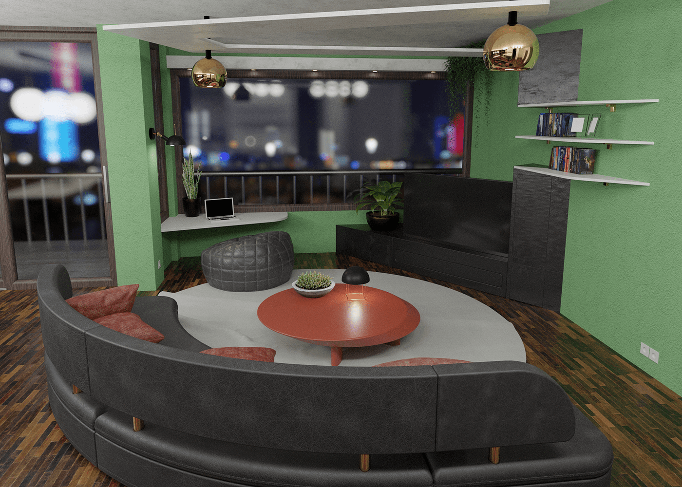 3D architecture design furniture furniture design  Interior interior design  living room Render sofa