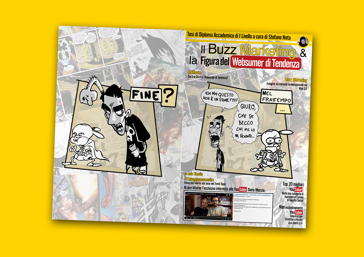 BuzzMarketing WebSumer youtube comics fumetti
