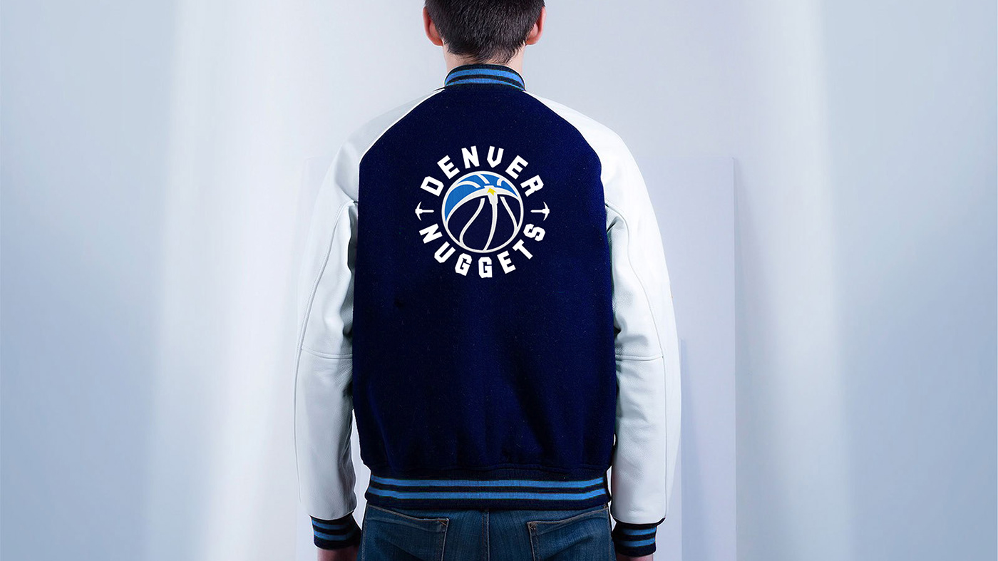 Denver Nuggets branding  logo identity design design system sports basketball Identity Design graphic design 