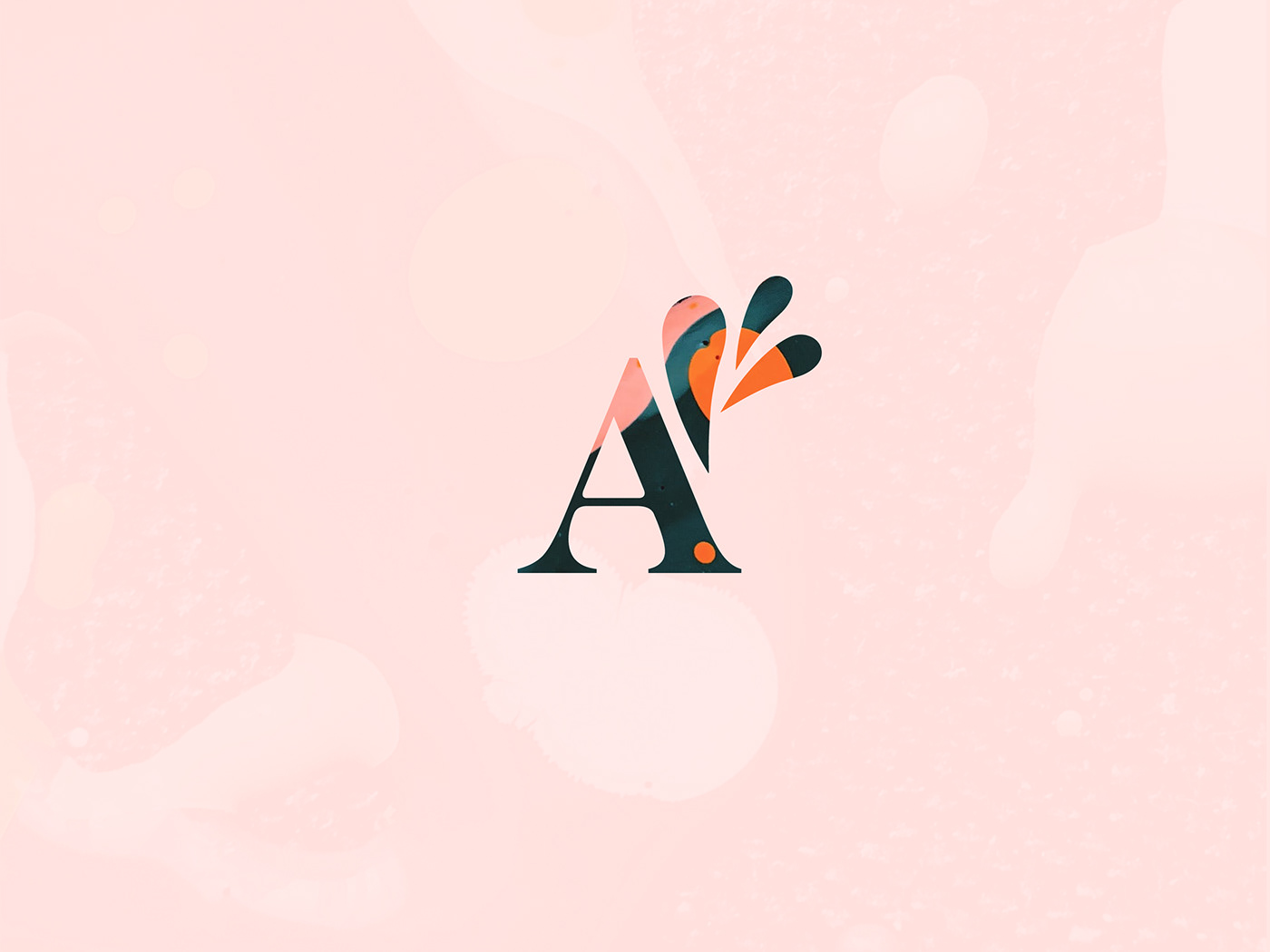 A letter logo art artistic artwork colorful creative logo Logotype typography   visual identity