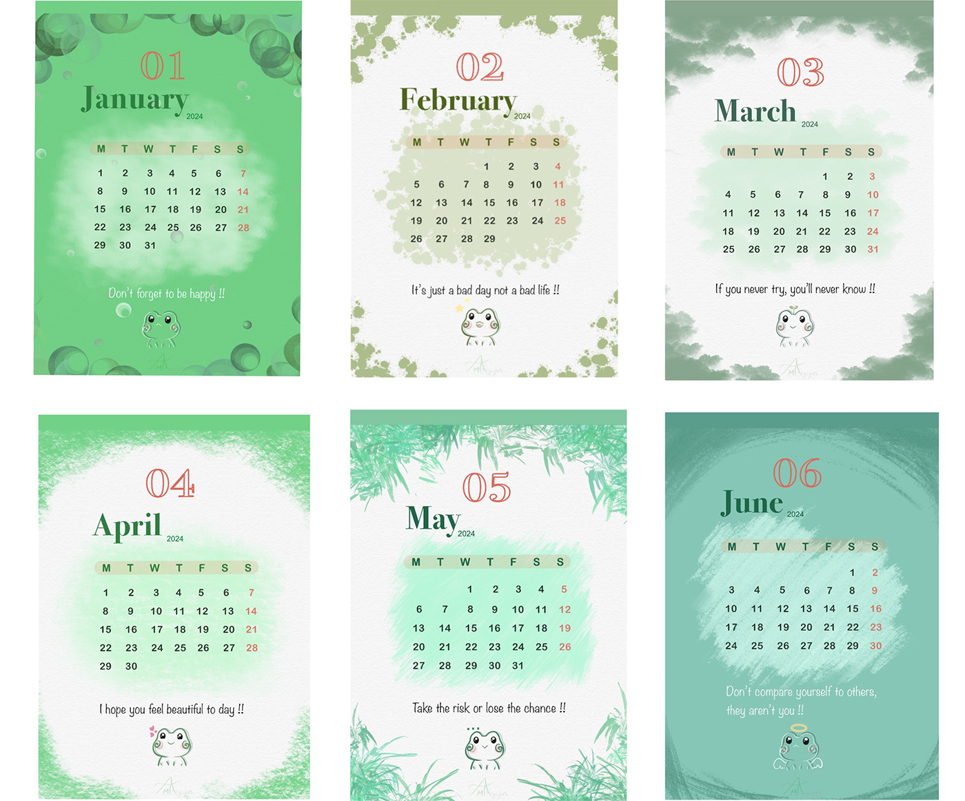 2024calendar newyear calendar deskcalendar wallcalendar calendardesign