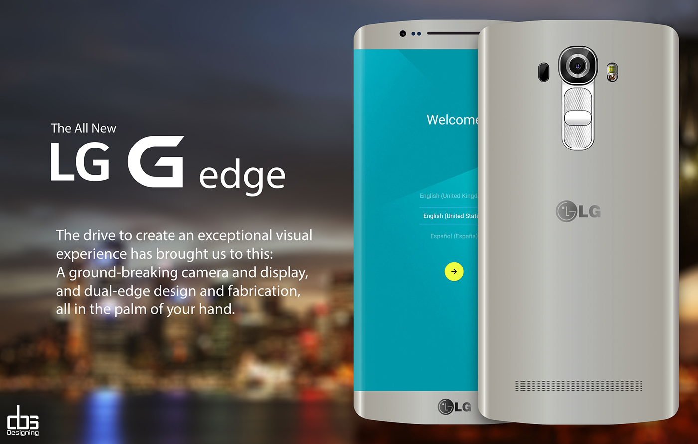 lg G edge edge LG G edge DBS DESIGNING DBS TEAM phone concept phone design 4K