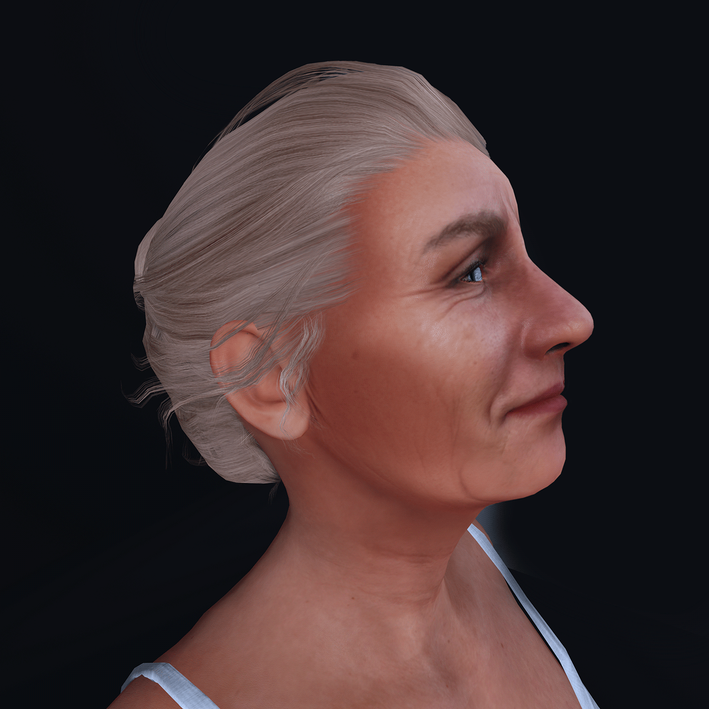 3D beauty Character Character design  Digital Art  lydia auduge model modeling 3d portrait woman Noai