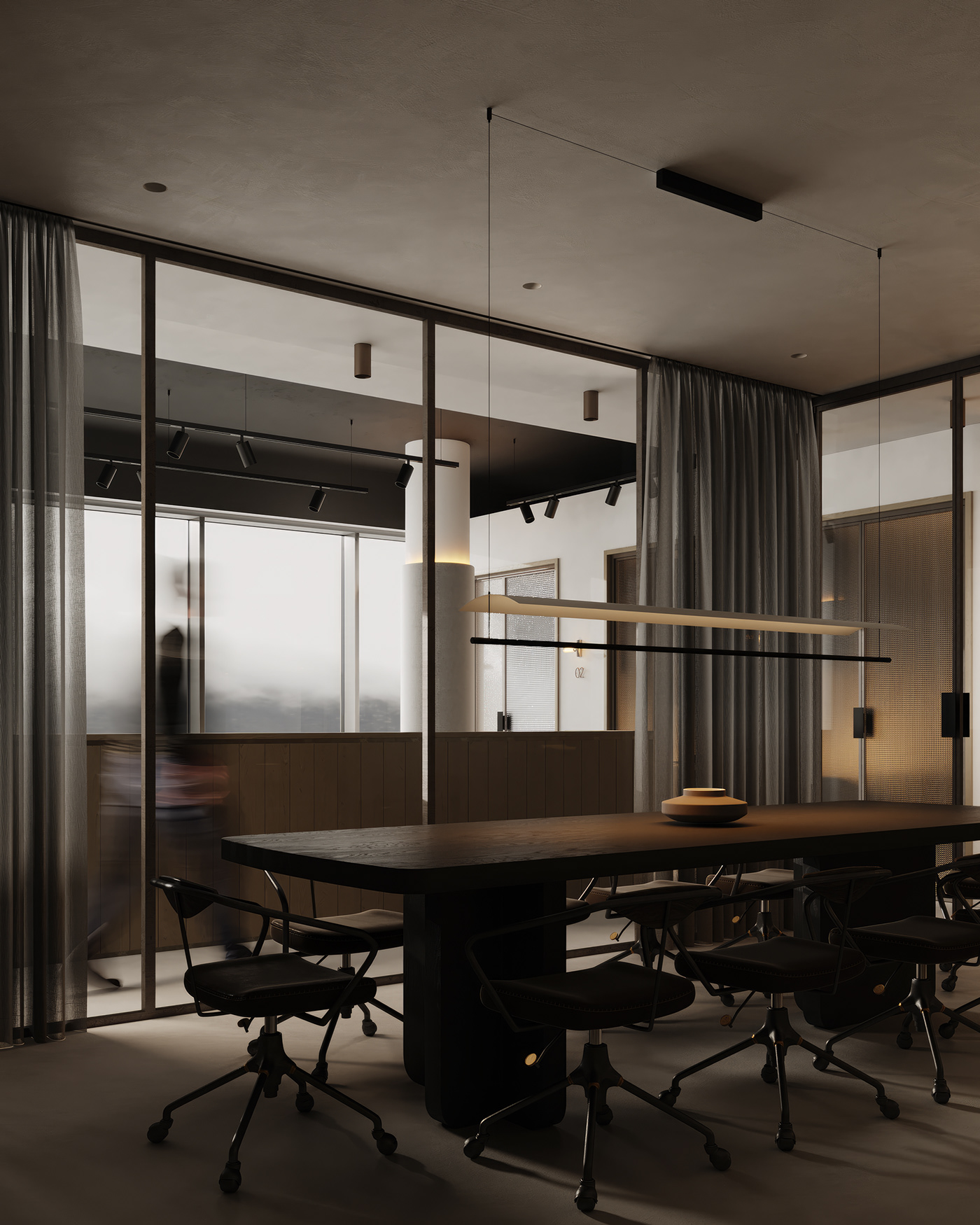 INTERIOR RENDERING Office Design CGart Render 3ds max Photorealistic Rendering visualization architecture