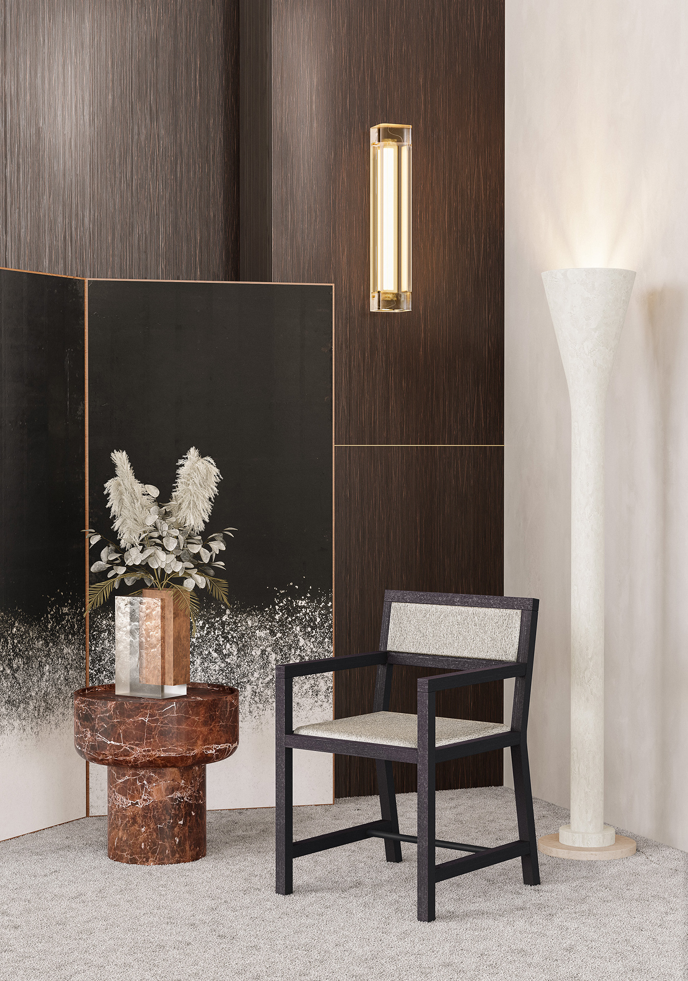 3dsmax corona design france furniture Interior Paris Render