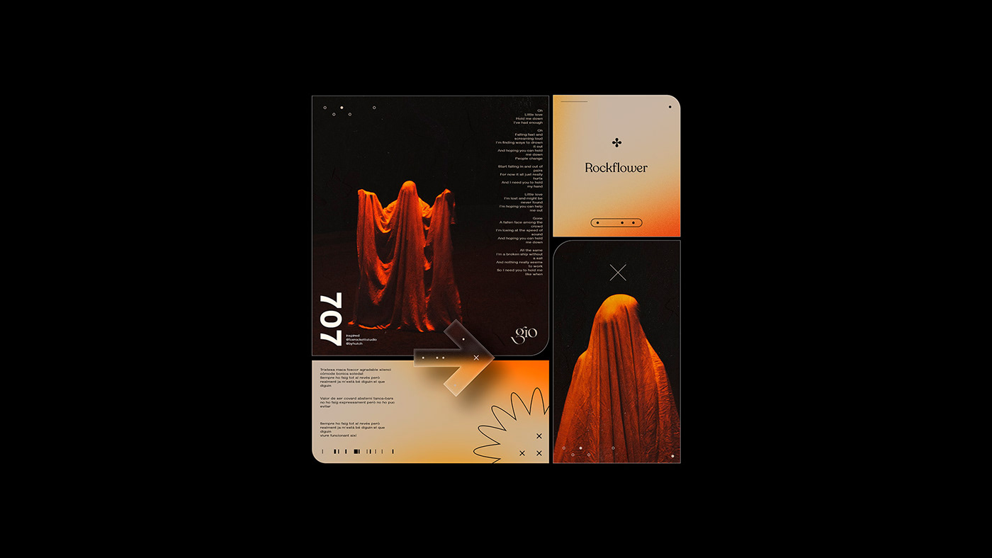 album art artist chromatic Collection cover cover design gradient random
