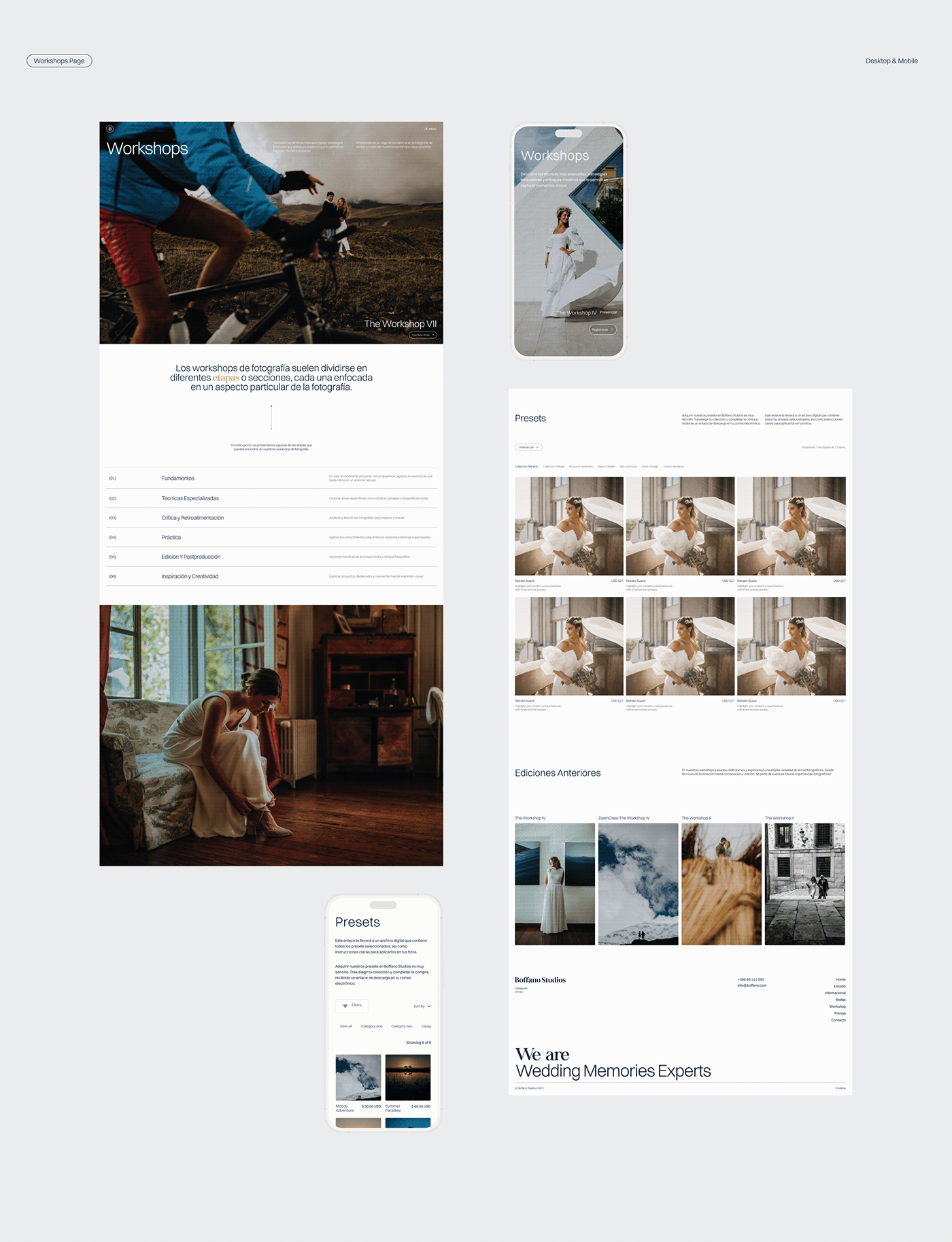 Web Design  Photography  wedding Webflow Webflow Design photography website minimalist minimalist website