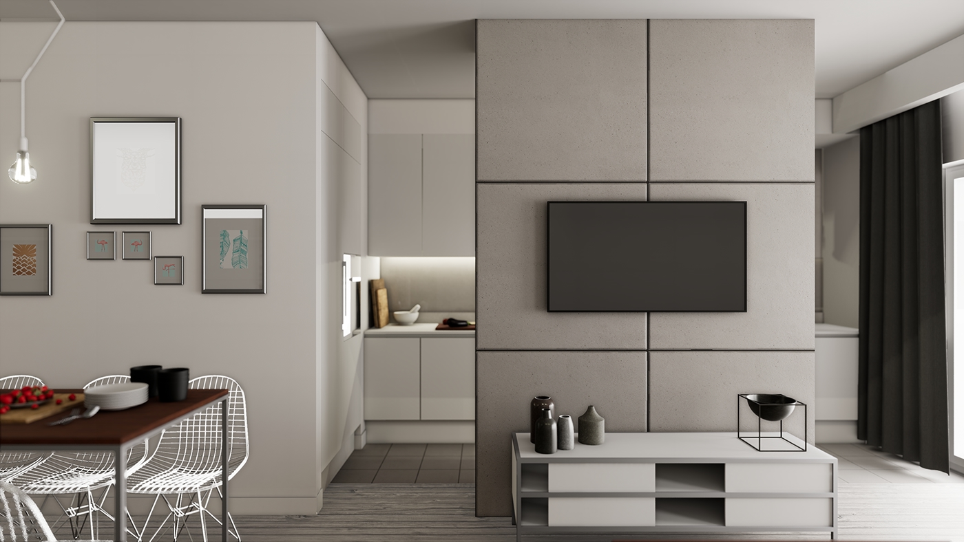 UnrealEngine UE4 3ds max Interior realtime archiviz apartment