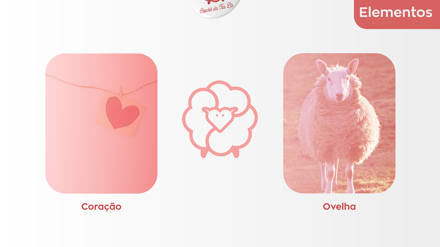 croche identidade ovelha rosa sheep visual