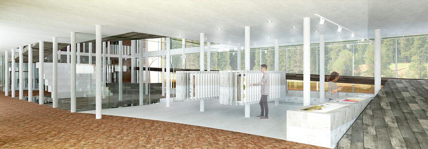 architecture Interior Space  Spatial Design community center Exhibition  Landscape restaurant design visualization