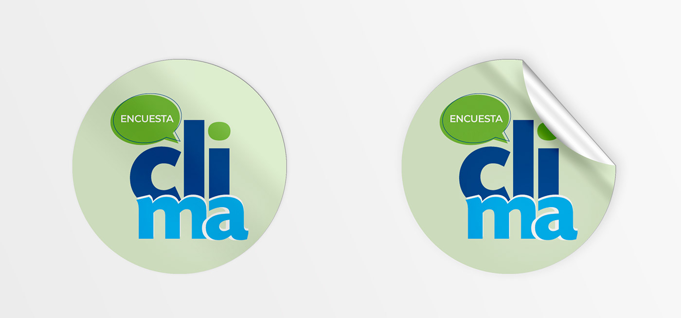comunicacion interna corporativo logo brand identity Branding Interno Encuesta de Clima