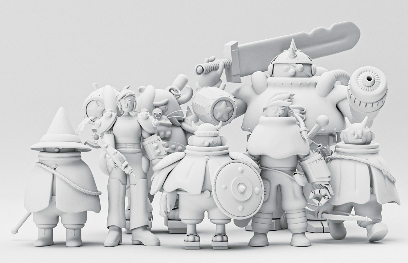 3D art c4d CGI Character design Fun ILLUSTRATION  artwork Character design 