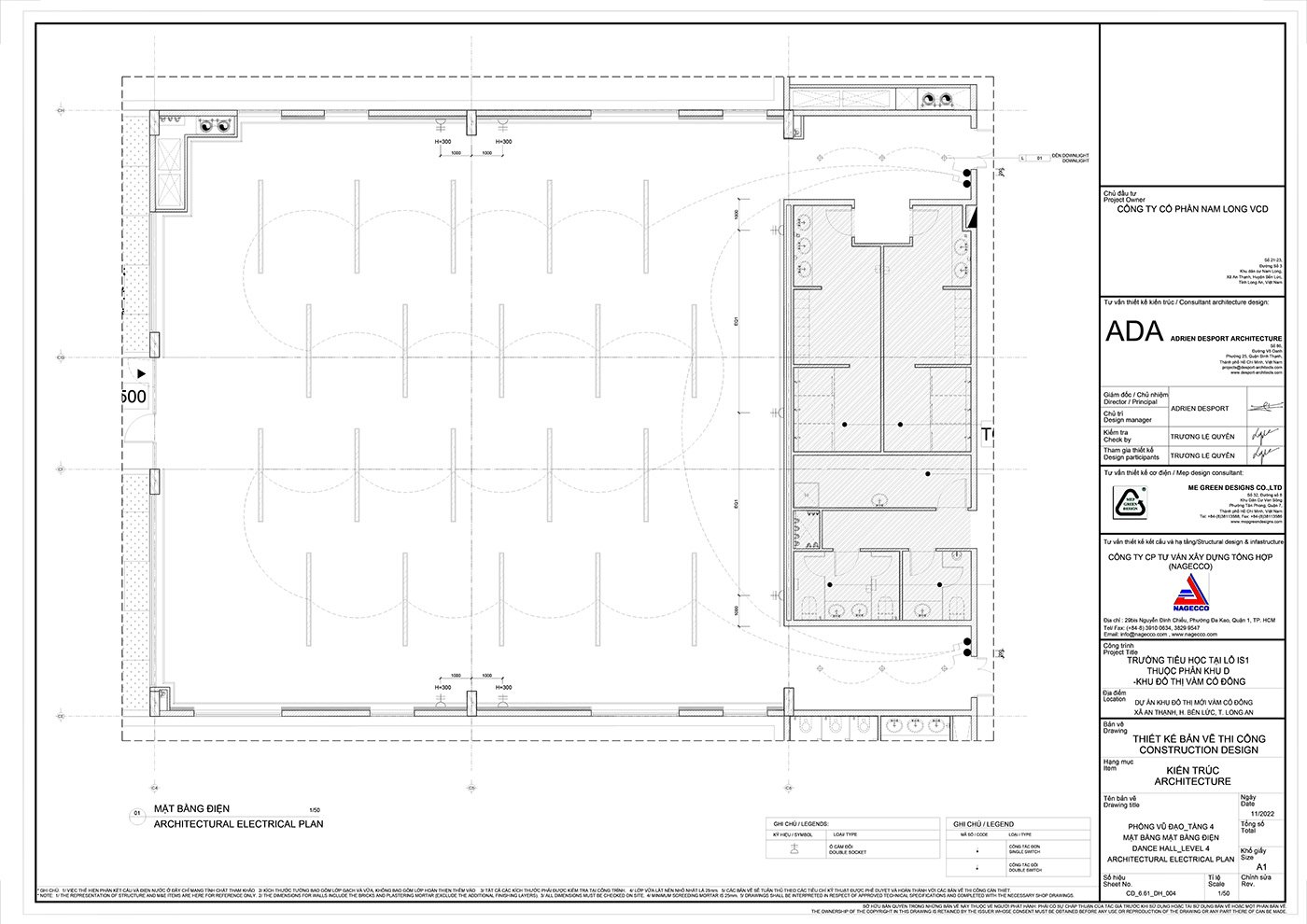 Office Design techincal drawing school design project