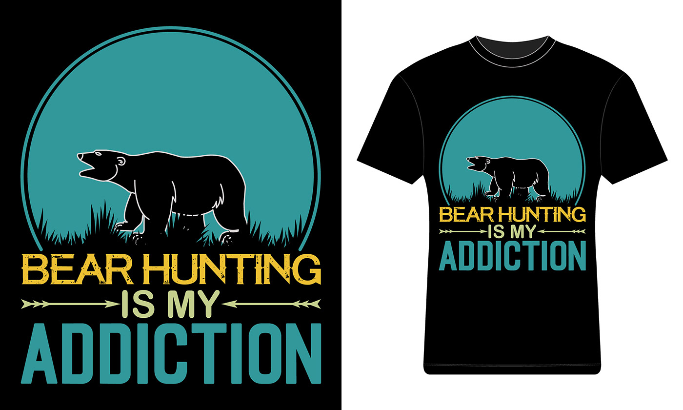 design Hunting Hunting T-shirt Hunting T-shirt Design T-Shirt Design t-shirt illustration t-shirts