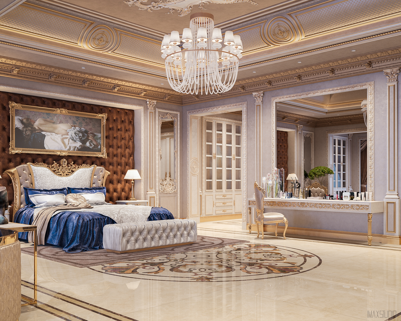 Royal Master Bedroom on Behance