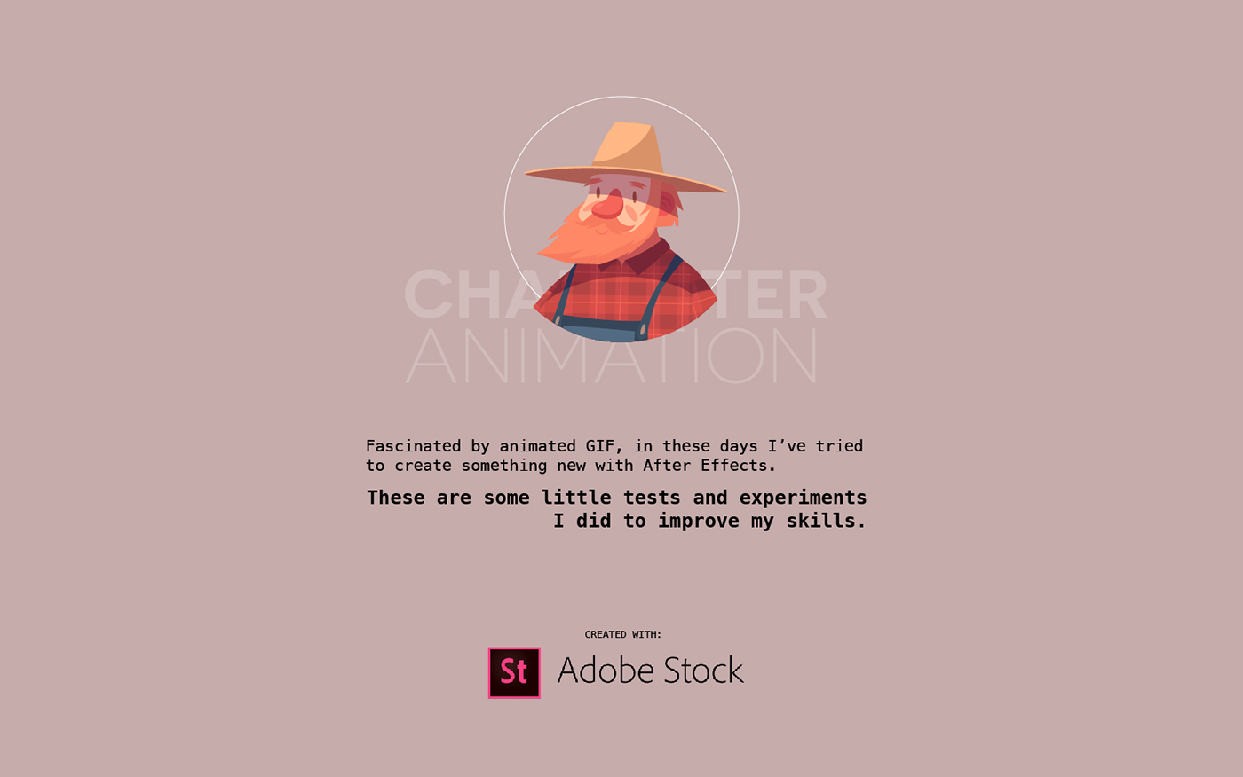 animation  Character motion graphic app gif after effects animated Web design