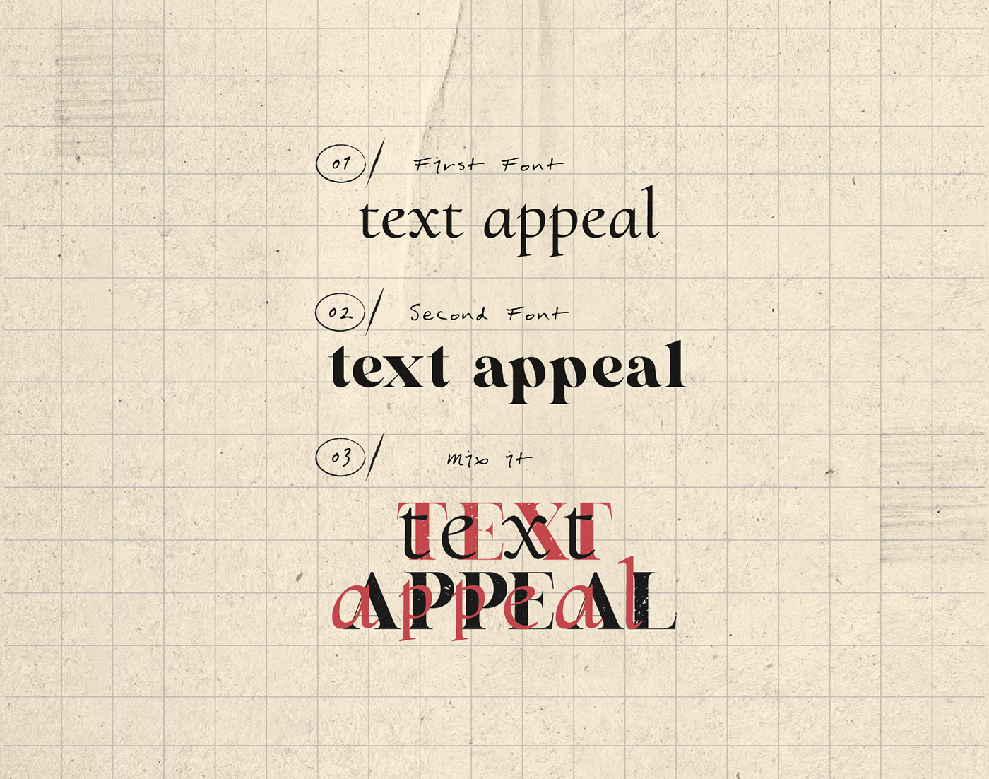This image represents the Text Appeal project focused on typography and orthotypography.