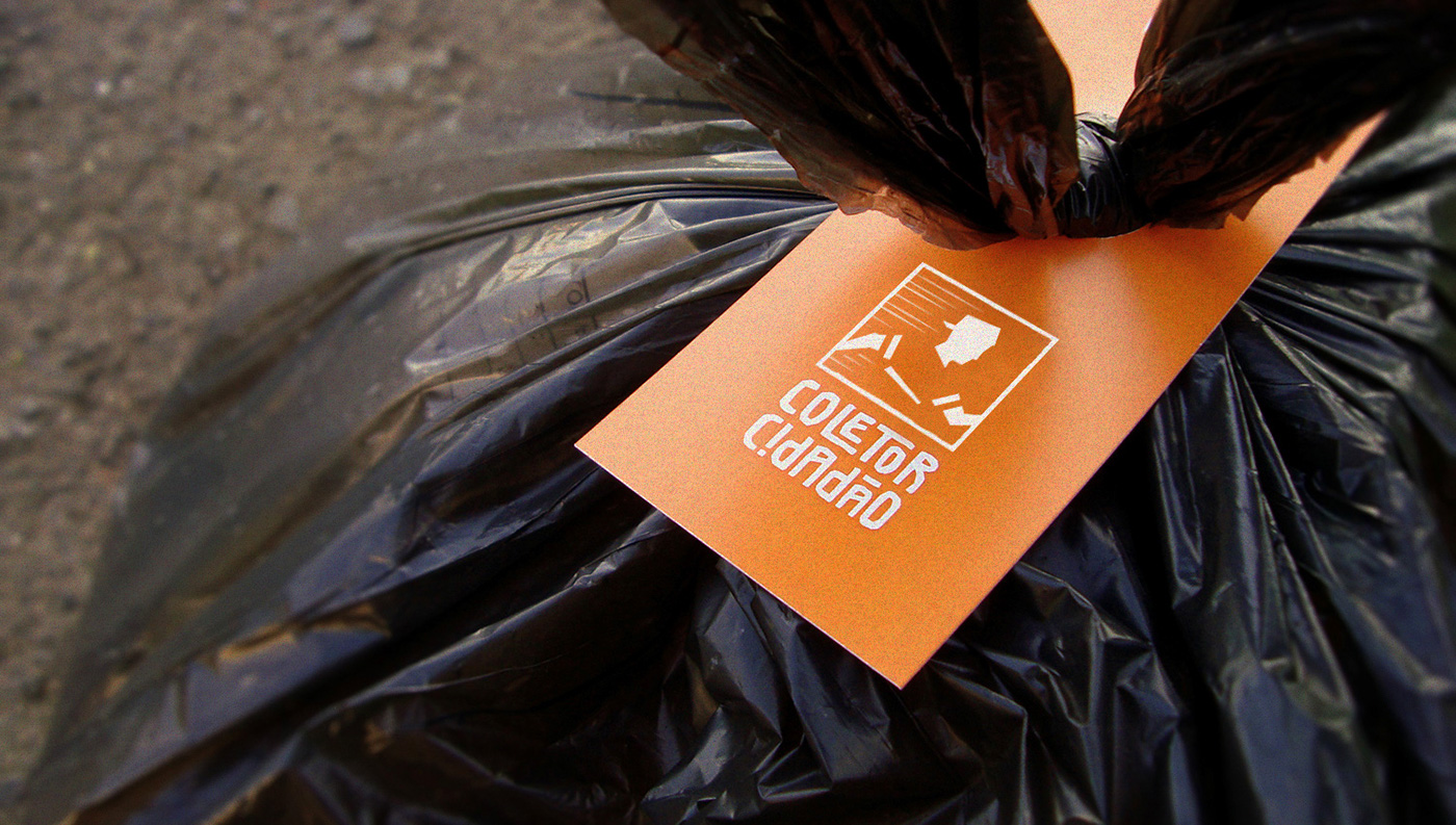 gari coletor cidadão logo identidade visual Design Social awareness lixo garbage Brazil