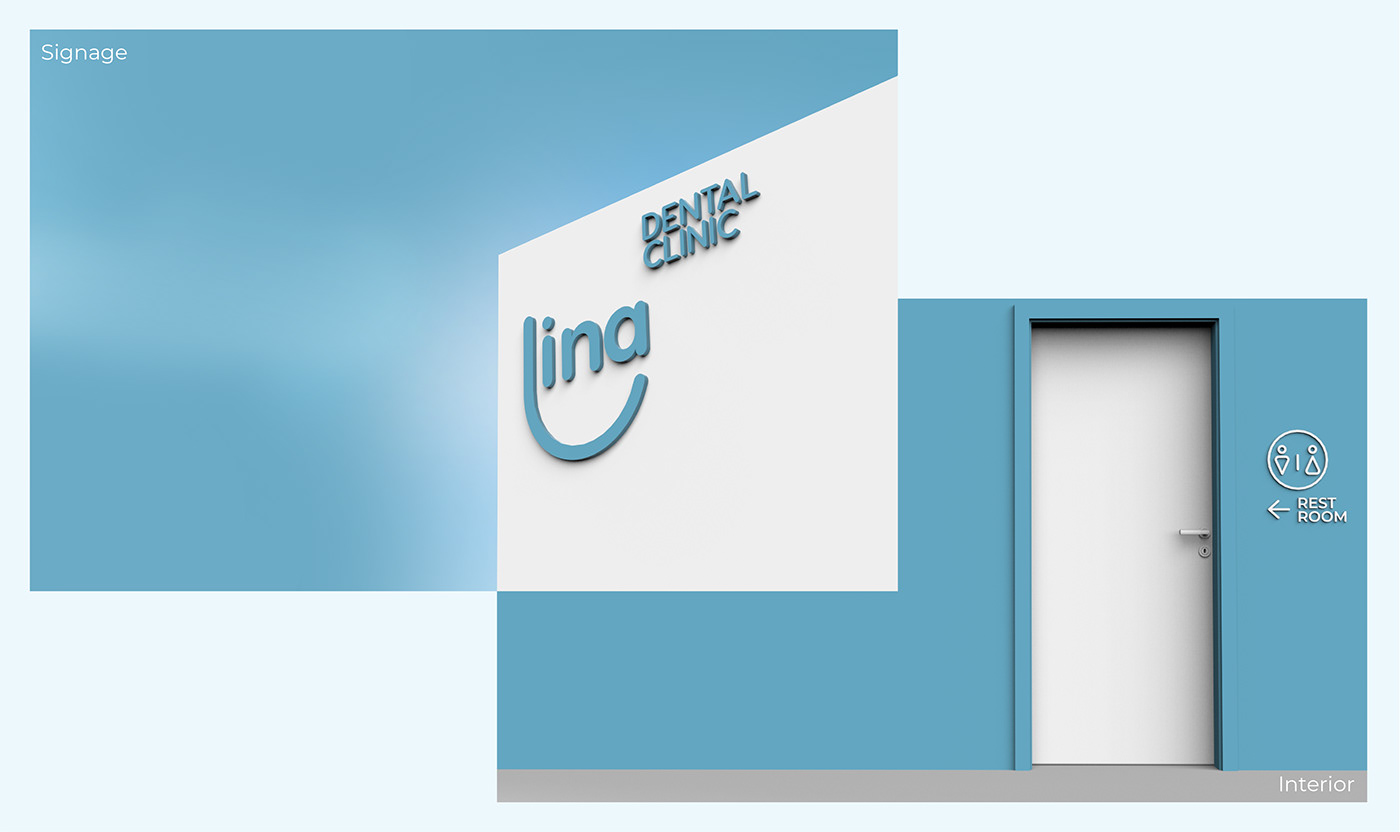 brand identity branding  dental clinic dentist friendly happy healthcare logo Logotype stationary