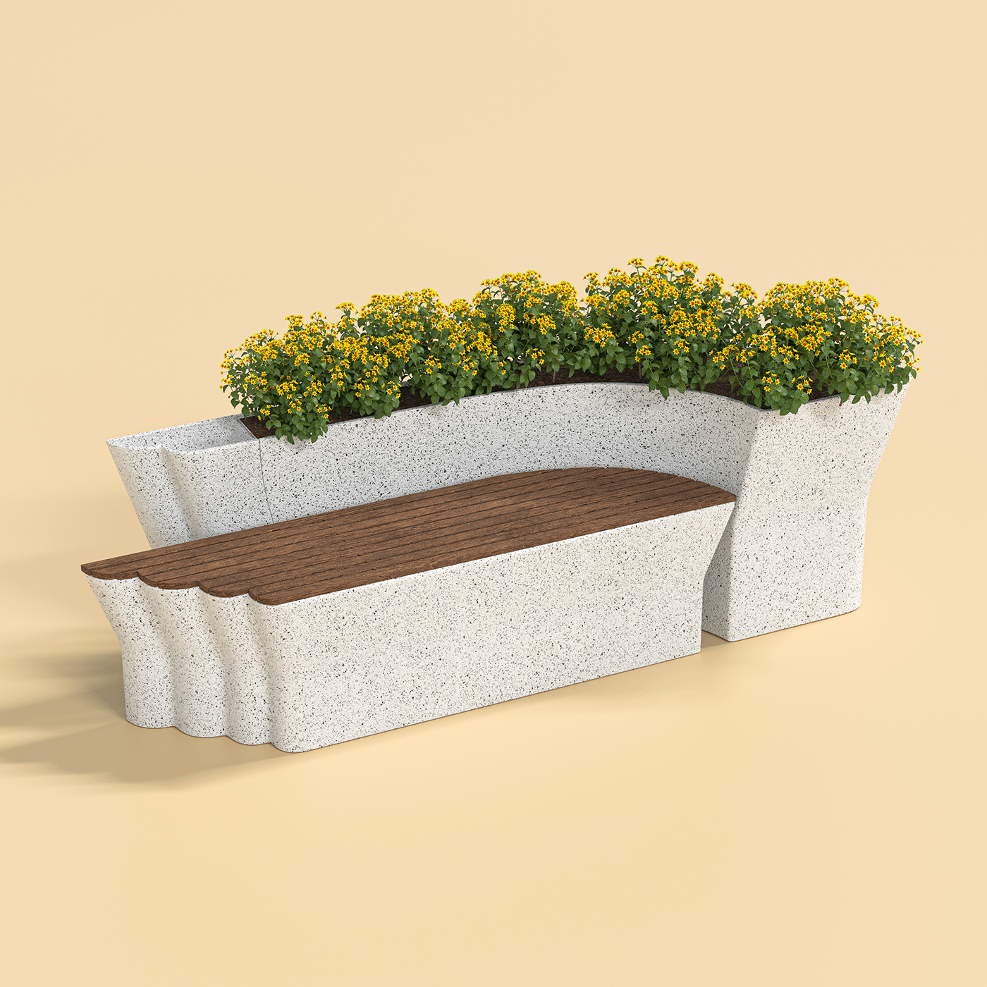 bench furniture interior design  Render architecture visualization 3D modern exterior 3ds max