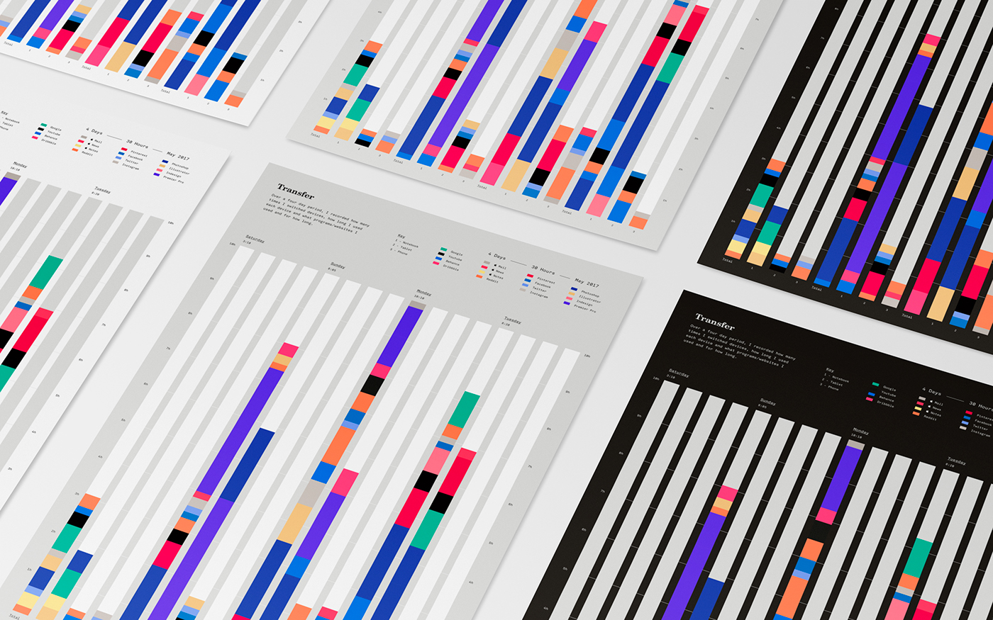 infographic graph poster design color grid adobeawards Data UI apple