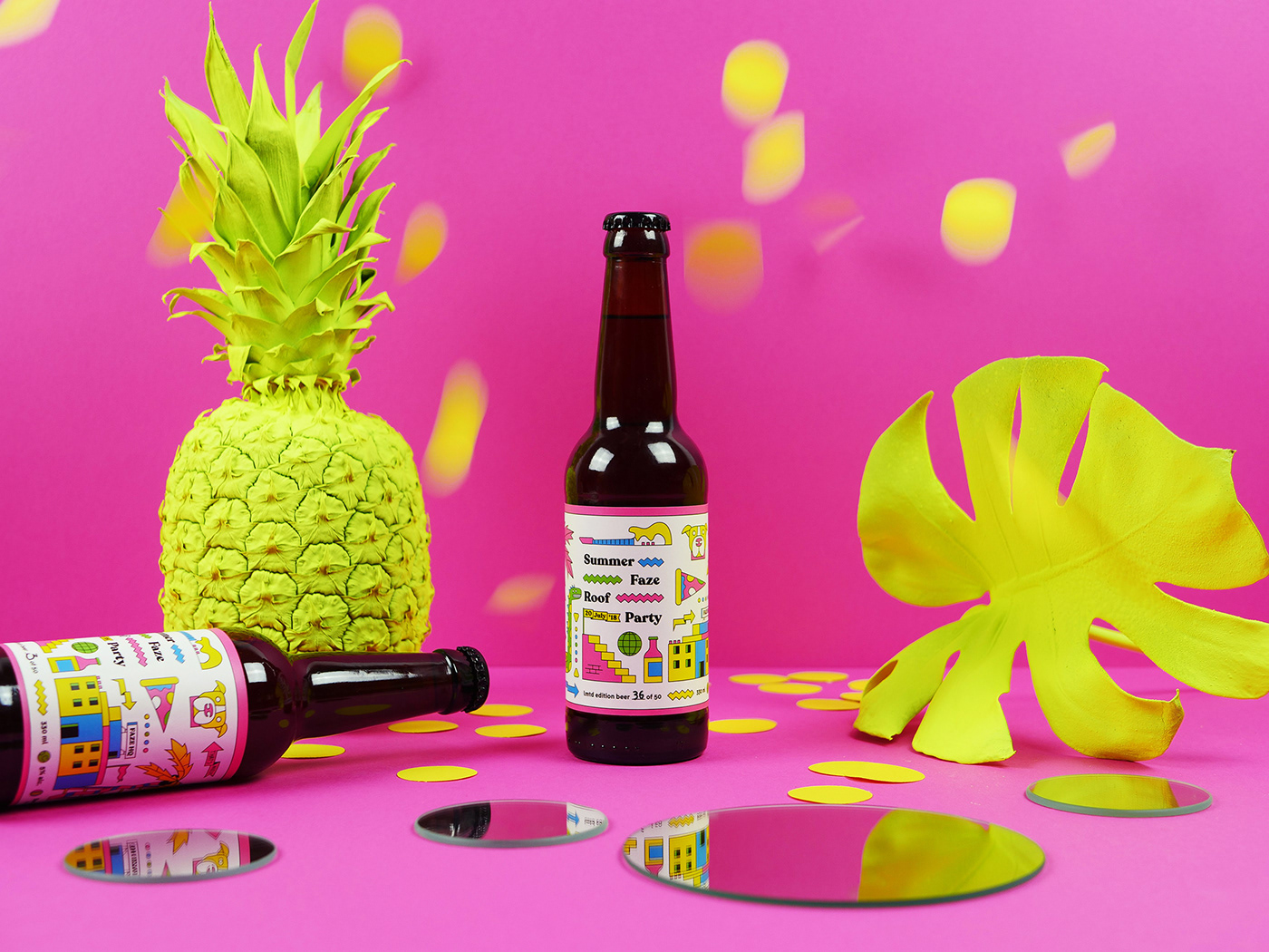beer Packaging summer Pizza dog palm Tree  party Pineapple alcohol
