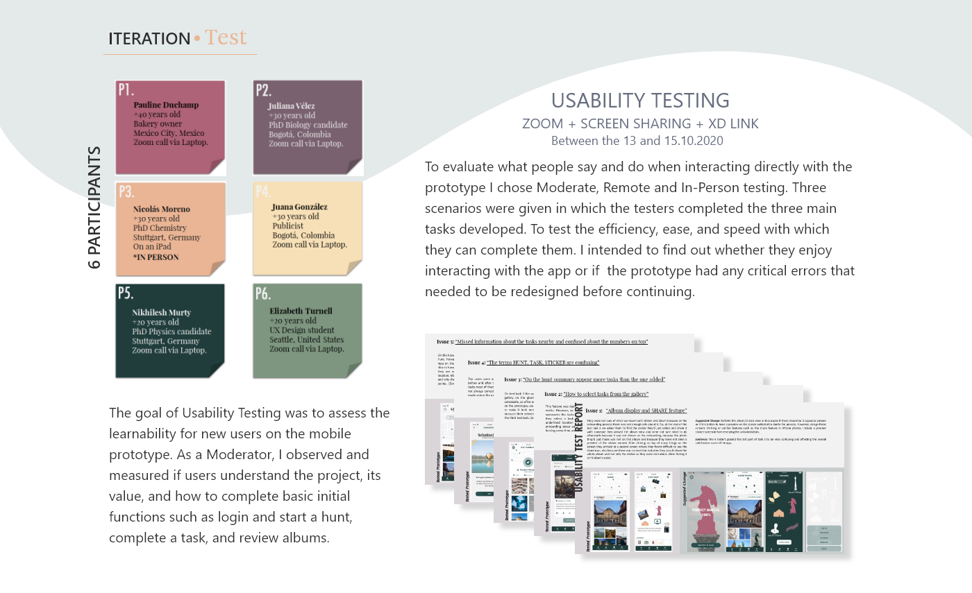Scavenger hunt app design Case Study ui design UX design UX Research