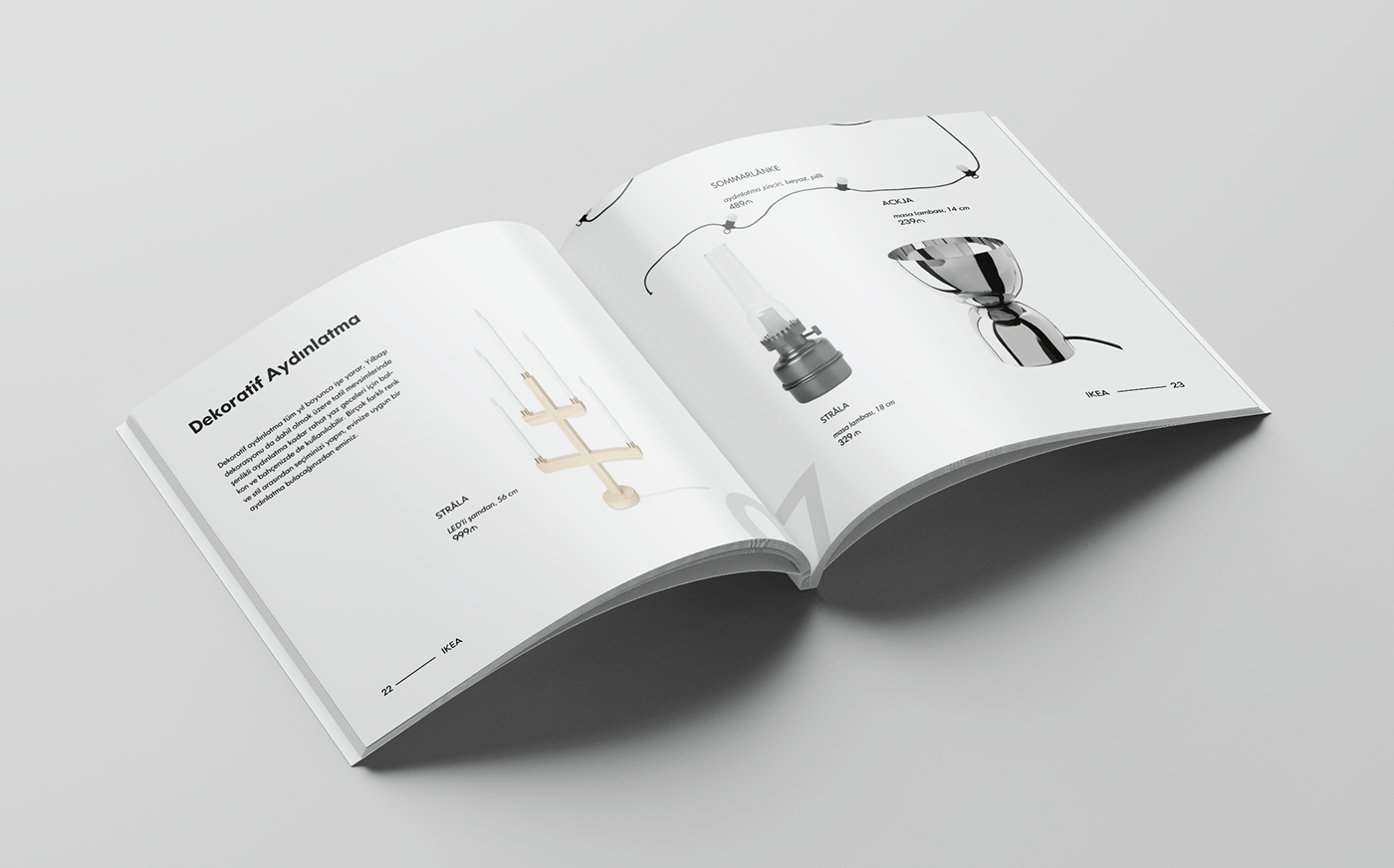 design Graphic Designer editorial InDesign editorial design  catalog brand catalog Lamp Catalogue Lamp Catalog