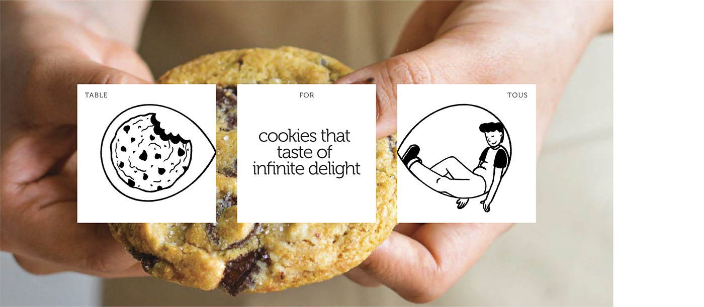 bakery gourmet menu Packaging visual identity desserts cookies pastries happy joy