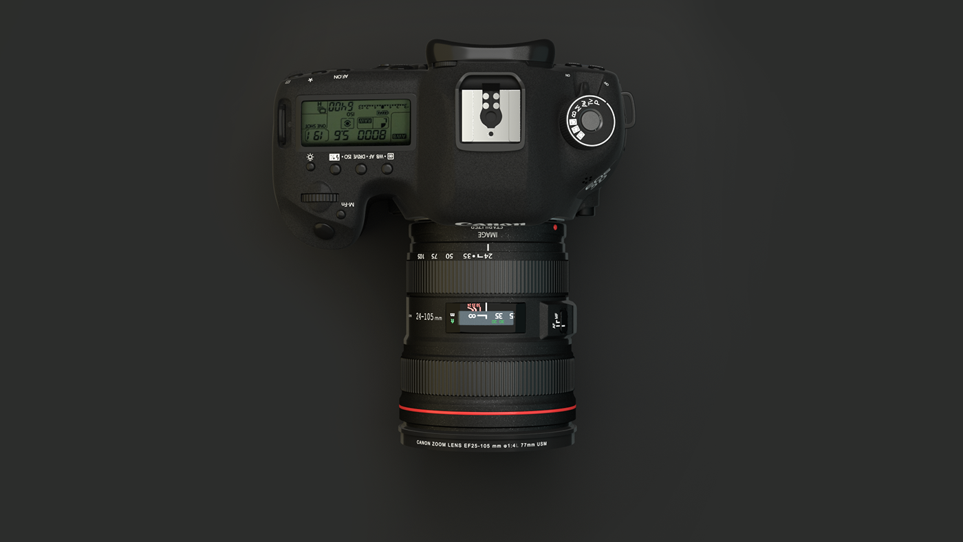 Canon 5D modeling blender 3D model cycles product visualisation Photography 