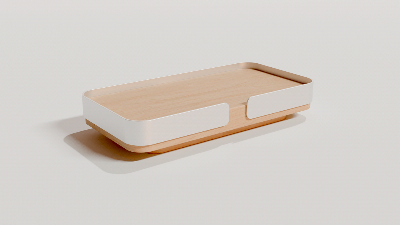 tray WALLET furniture design  furniture industrial design  product design  acessories metal sheet wodden tray