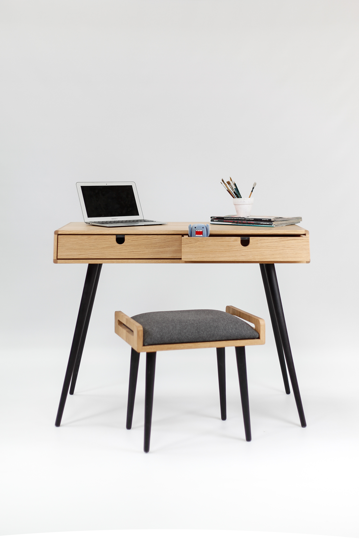 furniture desk bureau dressing table oak wood