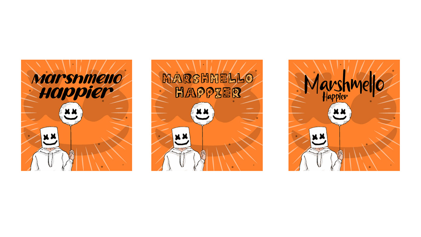 Album music cd CD cover album cover album music Album marshmello Happier Marshmello