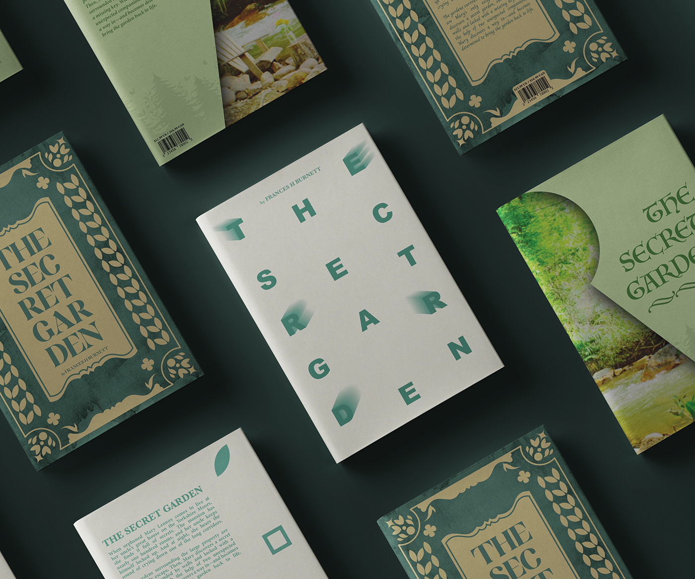 book cover book design books book cover Layout typography   pattern The Secret Garden cover design