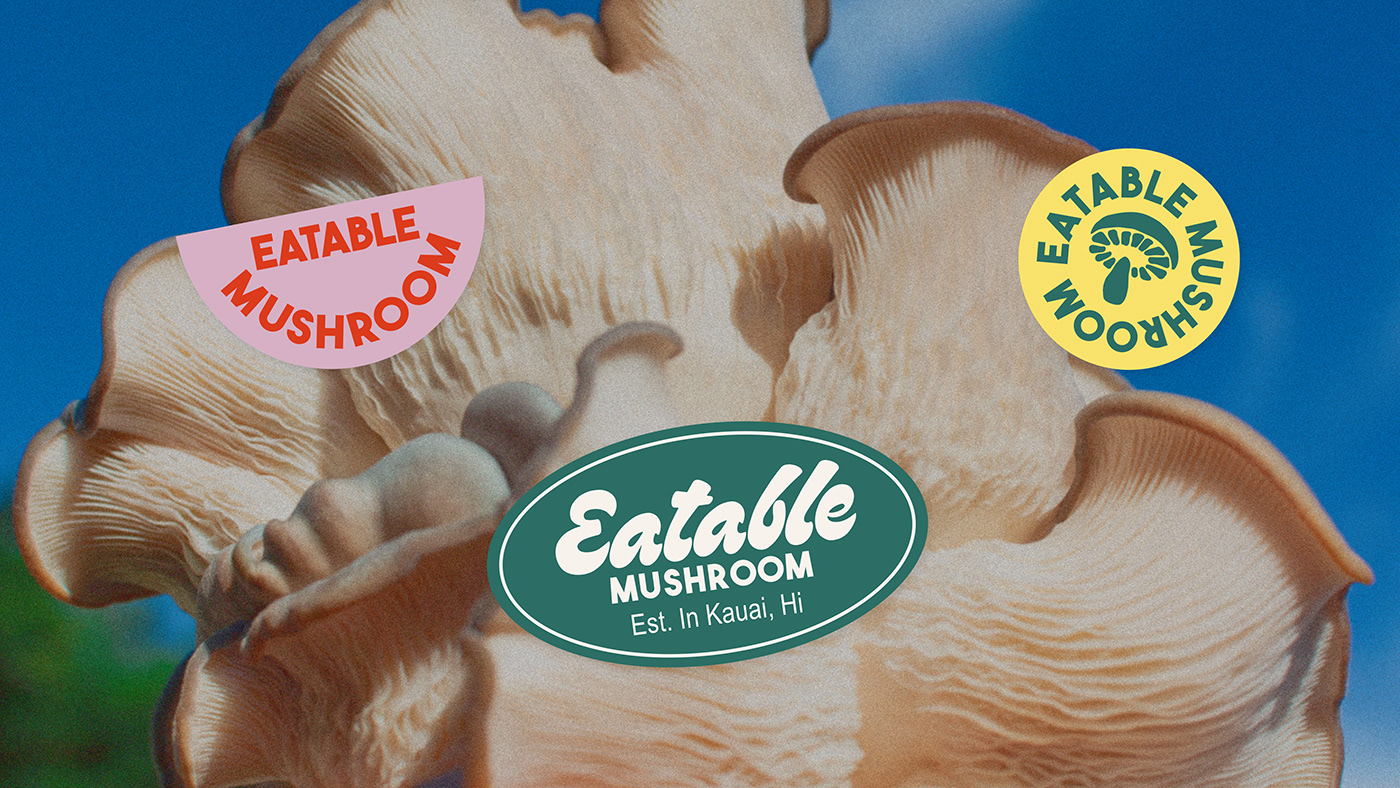 branding  mushroom visual identity Brand Design identity Graphic Designer Logotype brand identity collage MUSHROOM LOGO