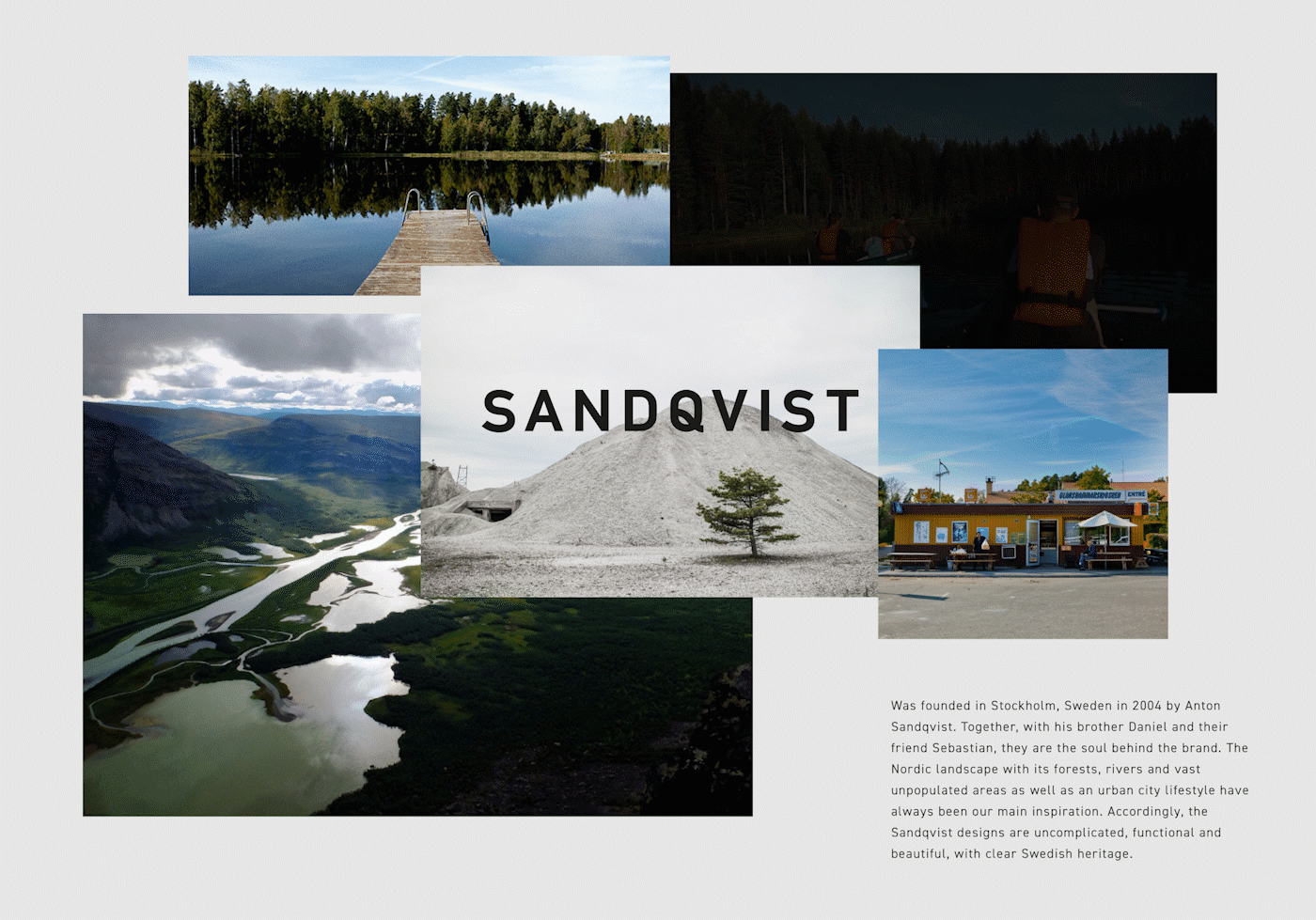 Web UI webshop minimalist Scandinavian Sweden redesign Webflow lucas olsson Sandqvist