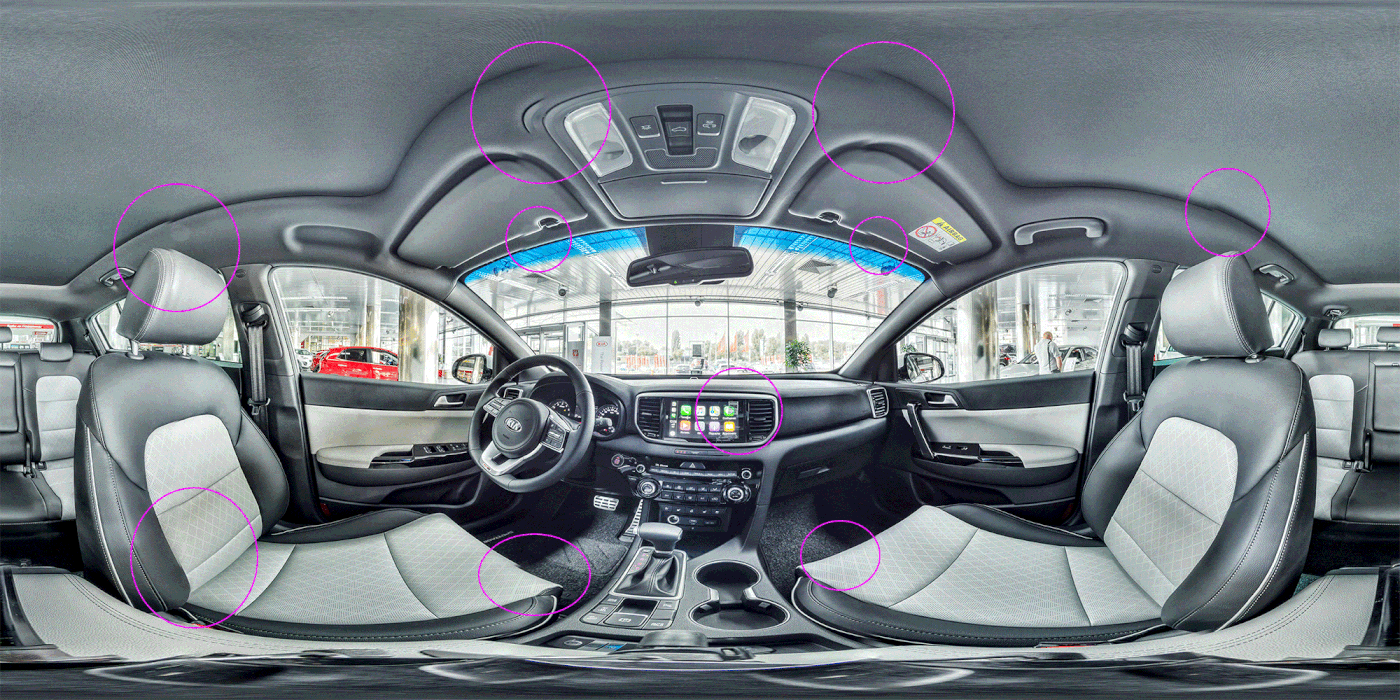 360 degree car kia panorama retouch virtual virtual tour