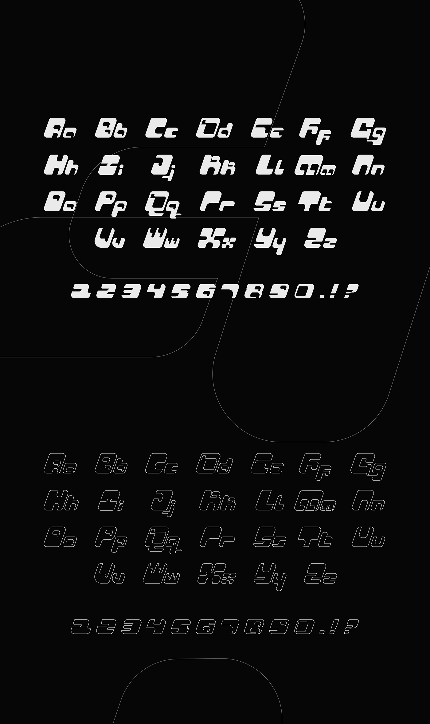 cyber font Typeface Y2K