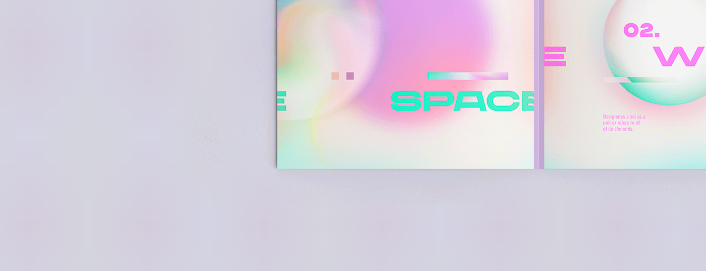 cd cover design gradients Illustrator iridiscent photoshop poster Retro identity
