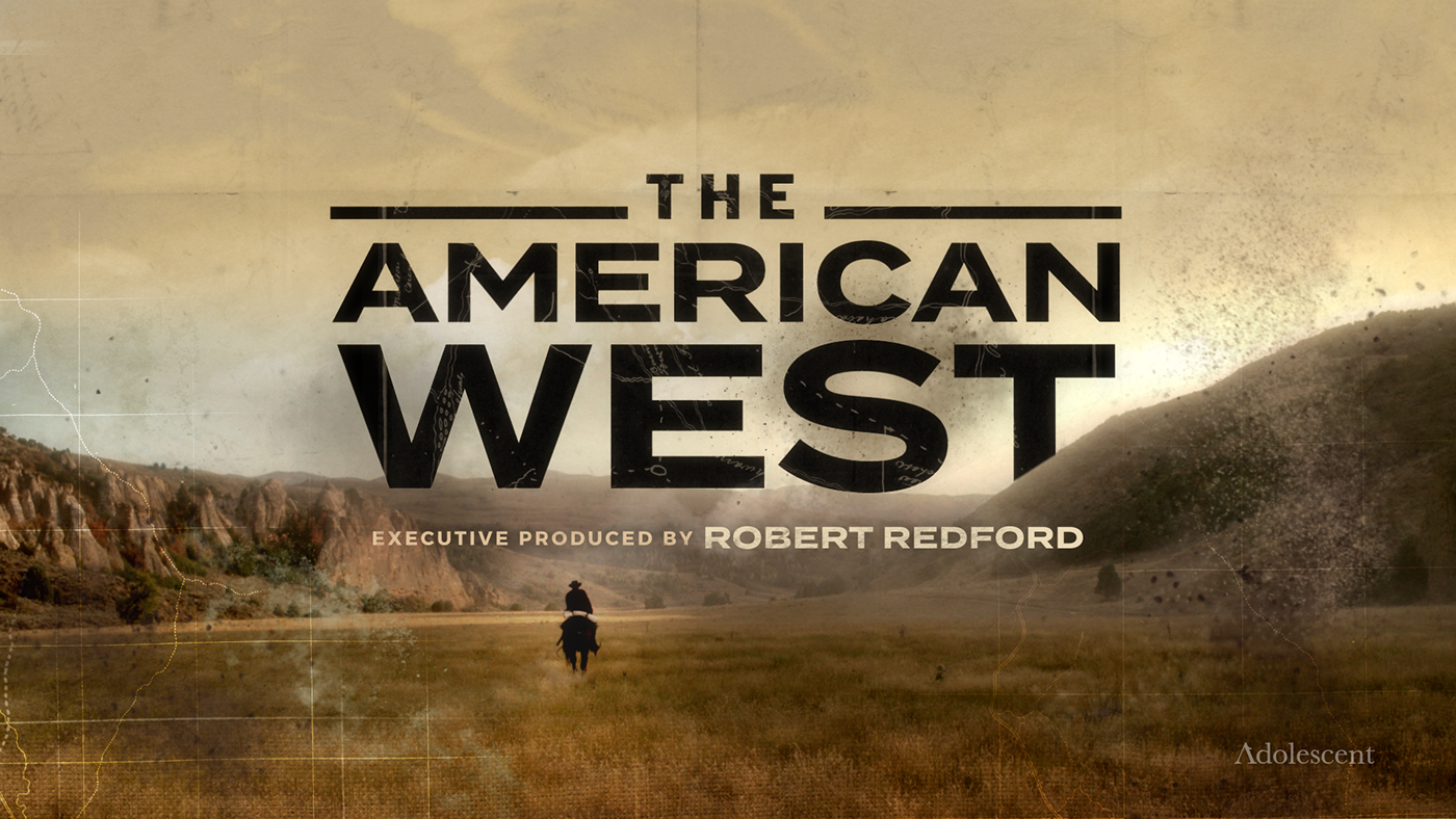 Title title sequence the american west AMC wild west motion graphics  animation  edit grit