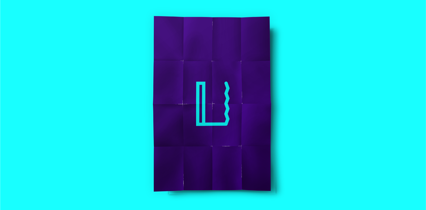 36daysoftype instagram alphabet numbers lines Basic Shapes type design bright colours neon curvy
