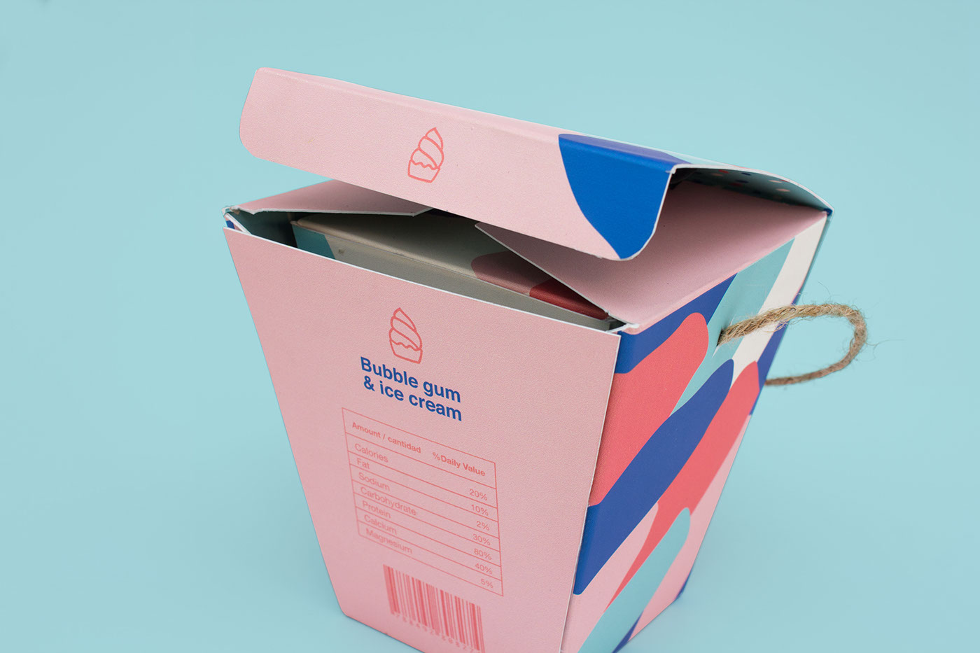 Packaging design brand ice cream