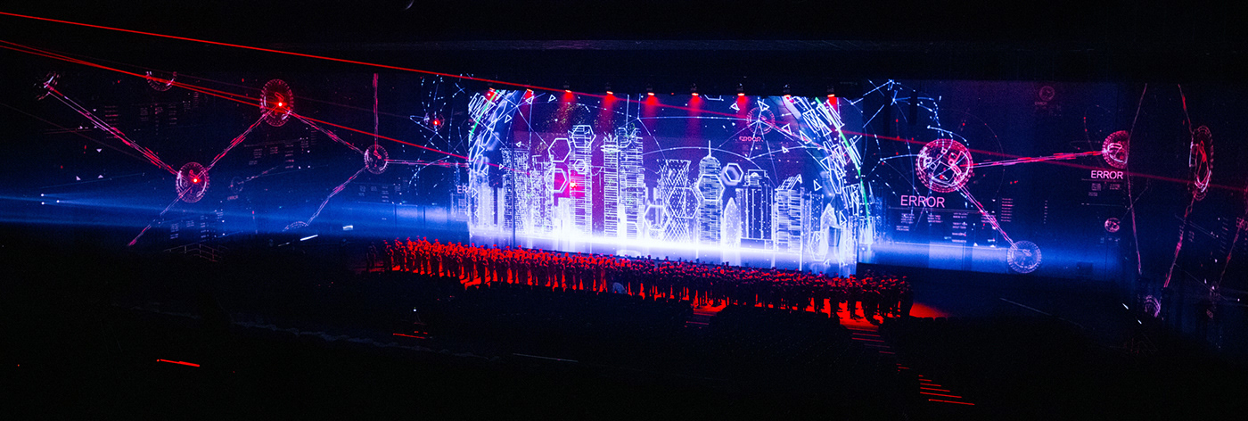 audiovisual show CG Laser Show motion design shooting STAGE DESIGN