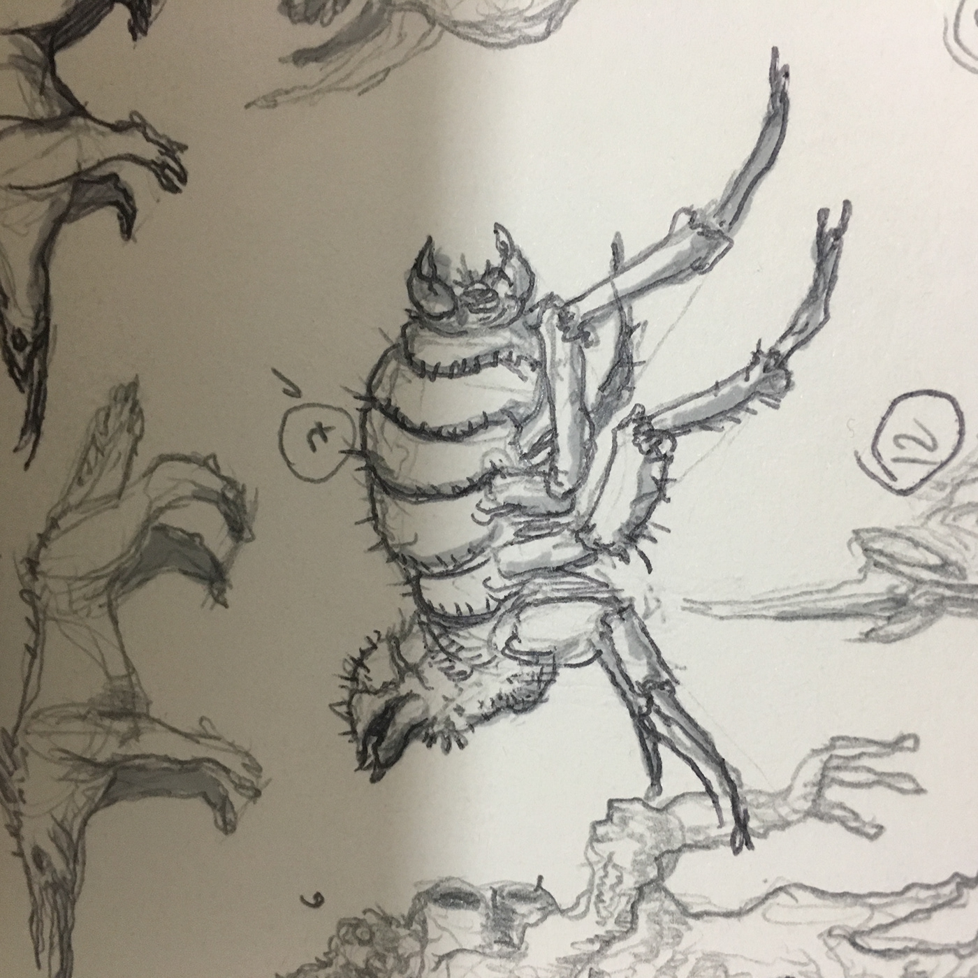 creaturedesigner sketchbook ILLUSTRATION  Character design  creaturedesign Zbrush